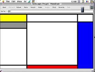 Couleurs de Mondrian - Site Web